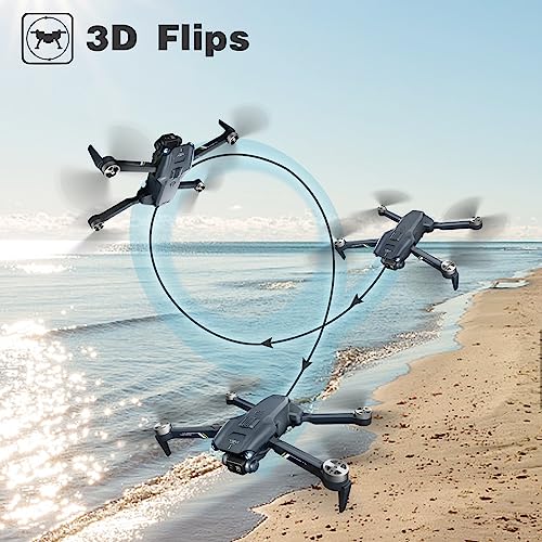 Foldable FPV Drone: 1080P Camera, 46 Mins Flight
