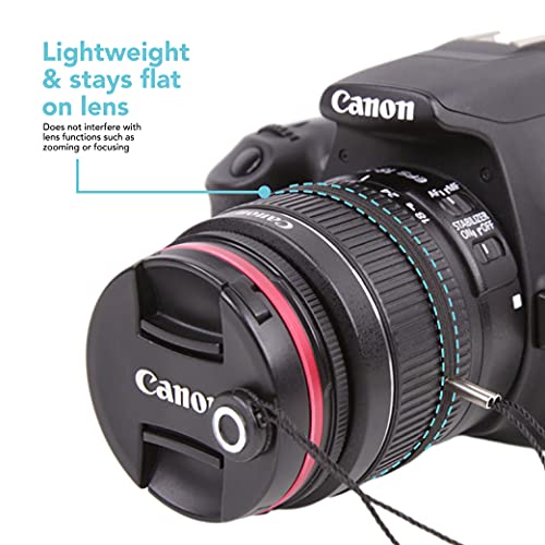 Camera Lens Cap Keeper Holder (3 Pack)