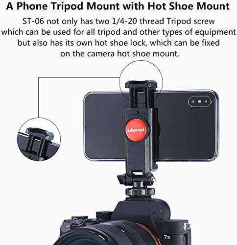 Flexible Phone Tripod Mount for Camera, Phone, Mic