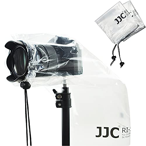 2 Pack Camera Lens Rain Cover Raincoat Clear Sleeve Protector for Sony A7R V A7 IV A7S III II A6700 A6600 A6500 A6400 A6300 A6100 A6000 A7C Nikon Z8 Z5 Z50 Z30 Z7 Z6 II D780 D7500 D5600 D3500 P1000
