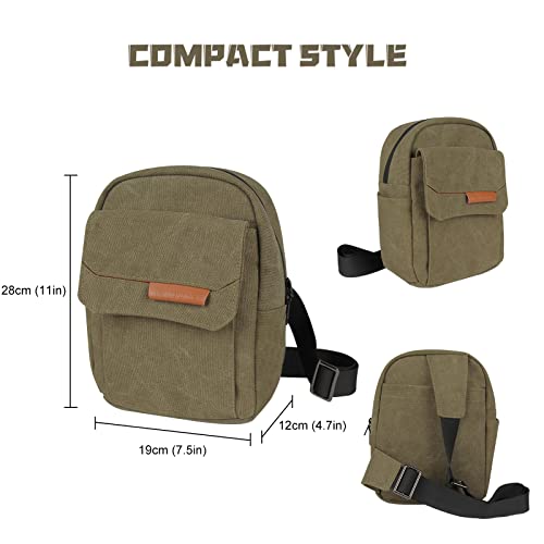 Canvas Waterproof DSLR Bag for Nikon Sony Photographers