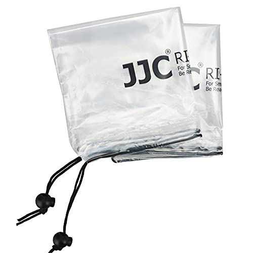 2 Pack Camera Lens Rain Cover Raincoat Clear Sleeve Protector for Sony A7R V A7 IV A7S III II A6700 A6600 A6500 A6400 A6300 A6100 A6000 A7C Nikon Z8 Z5 Z50 Z30 Z7 Z6 II D780 D7500 D5600 D3500 P1000