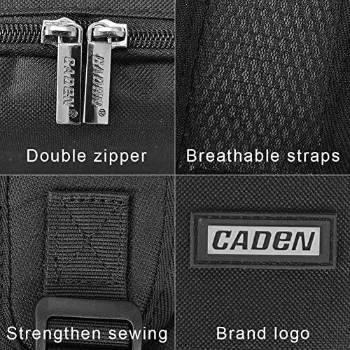 CADeN Camera Backpack Bag Professional for DSLR/SLR Mirrorless Camera Waterproof, Camera Case Compatible for Sony Canon Nikon
