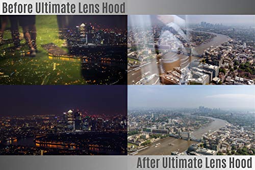 Original ULHgo Ultimate Lens Hood - Camera Lens Anti Reflection Lens Hood -Lens Skirt Antireflection - DSLR Rubber Lens Hoods - Fits 49mm to 82mm Lens Filter Thread - from Kickstarter