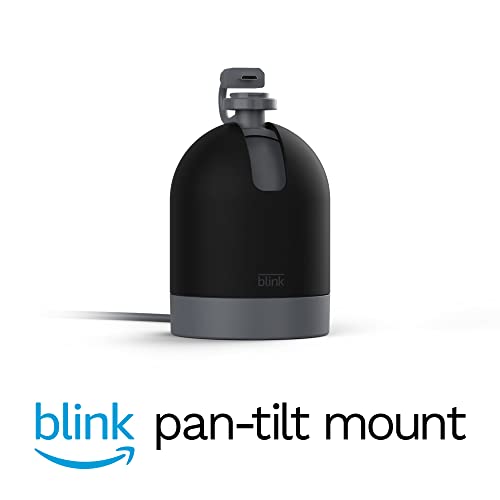 Blink Mini Pan-Tilt Mount | Rotating mount accessory for Mini indoor plug-in smart security camera (Black)