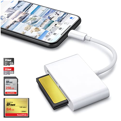 DenicMic SD CF Card Reader for Apple Devices