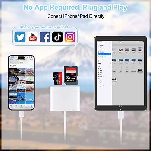 iPhone SD Card Reader - Plug and Play Camera Viewer