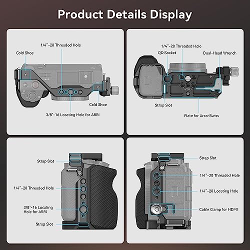 Compact Camera Cage Kit: SmallRig ZV-E1 with Accessories