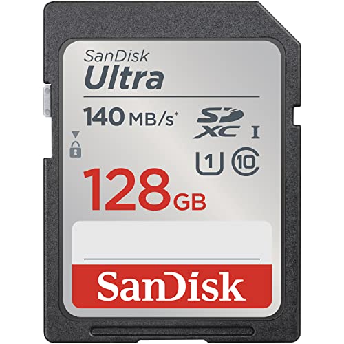 SanDisk 128GB Ultra Memory Card - Up to 140MB/s