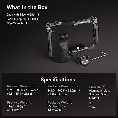 Compact Camera Cage Kit: SmallRig ZV-E1 with Accessories