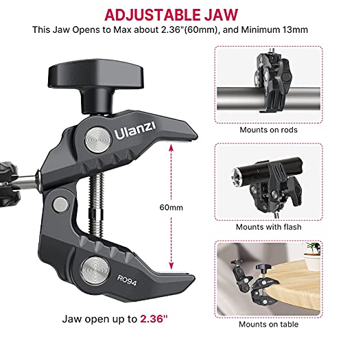 Universal Camera Clamp with 360° Ballhead for DSLR
