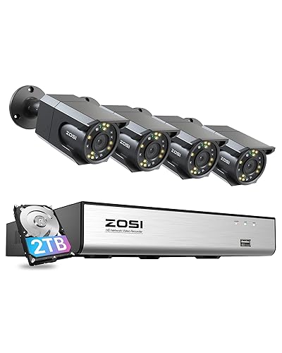 ZOSI 4K PoE Security Camera System