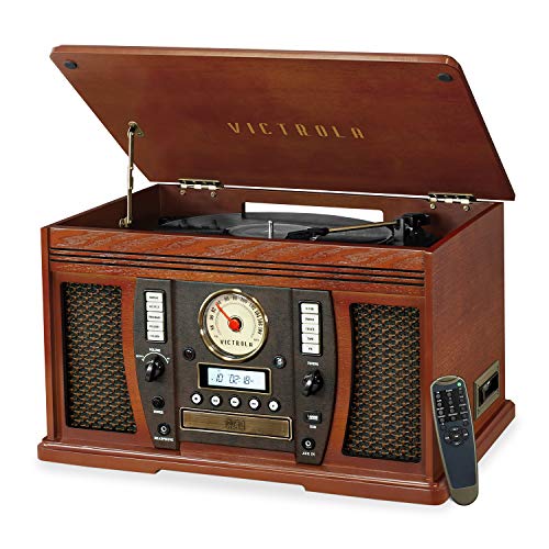 Aviator 8-in-1 Record Player and Multimedia Center