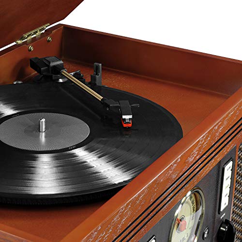 Aviator 8-in-1 Record Player and Multimedia Center