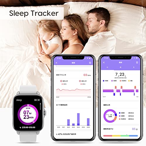 Smartwatch with Voice Assistant and 150+ Faces