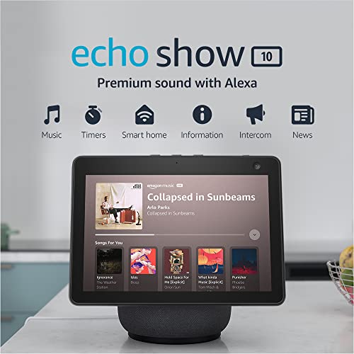 Echo Show 10 (3rd Gen) - HD Smart Display with Premium Sound