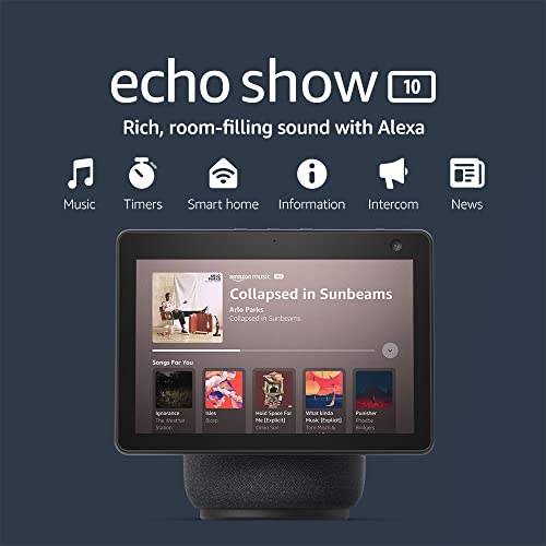Echo Show 10 (3rd Gen) - HD Smart Display with Premium Sound