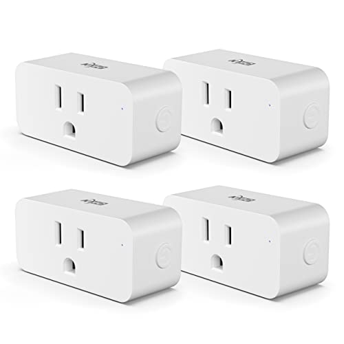 4-Pack KMC Smart Plug: Low-Profile Wi-Fi Outlet, Remote Control