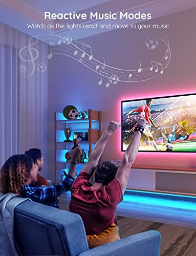 Smart WiFi LED Strip Lights with Music Sync