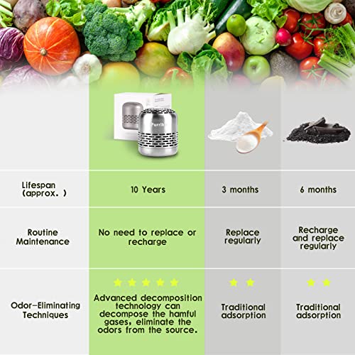 Long-lasting Refrigerator Deodorizer outperforms Baking Soda