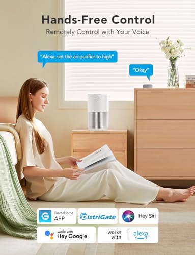 GoveeLife Mini Smart Air Purifier for Bedroom