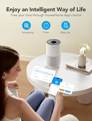 GoveeLife Mini Smart Air Purifier for Bedroom