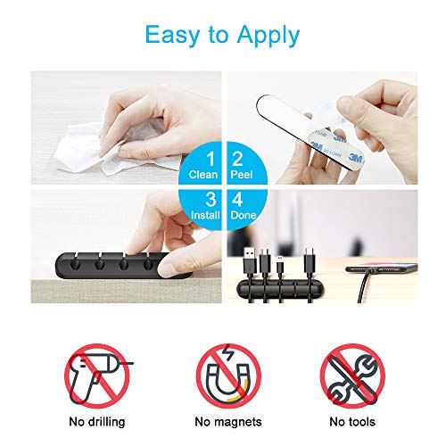 INCHOR Cord Organizer for Car, Home, Office (2-Pack)