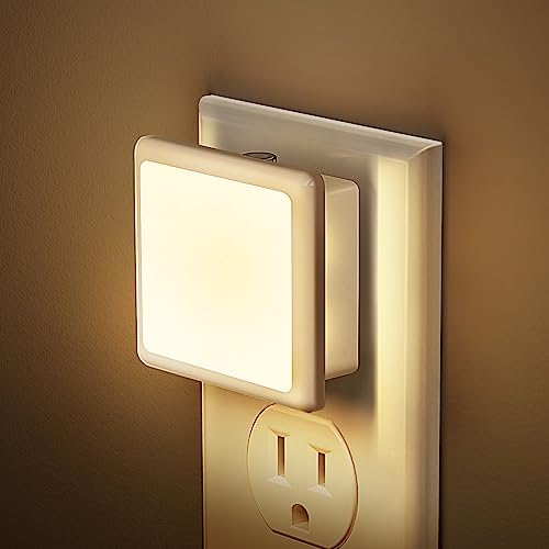JandCase Night Lights Plug into Wall 2 Pack