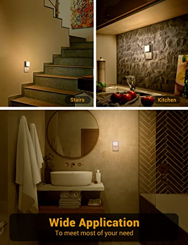 JandCase Night Lights Plug into Wall 2 Pack