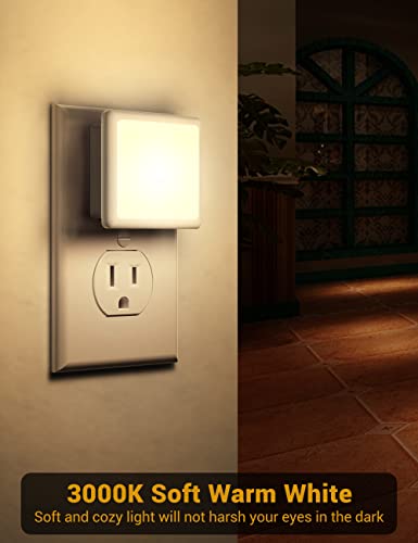 JandCase Night Lights Plug into Wall 2 Pack