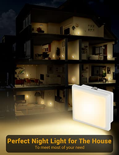 JandCase Night Lights Plug into Wall 2 Pack