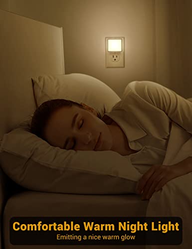 JandCase Night Lights Plug into Wall 2 Pack