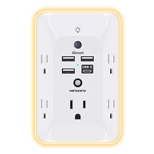 Night Light Outlet Extender Multi Plug USB Charger