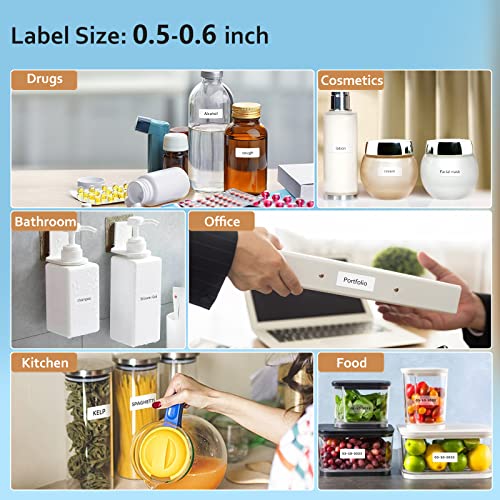 Portable Bluetooth Label Printer for Home Office Organization