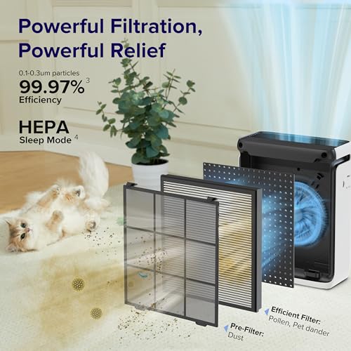 LEVOIT Large Room Air Purifier with Smart WiFi