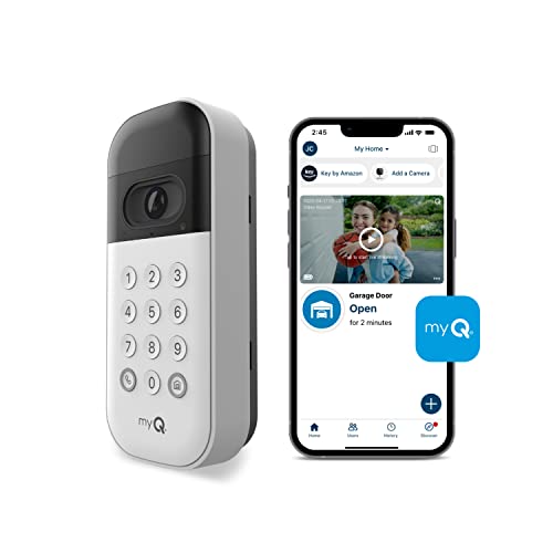 Smart Garage Door Keypad with Video Camera & App