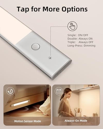 EZVALO Motion Sensor Cabinet Light with 48LEDs