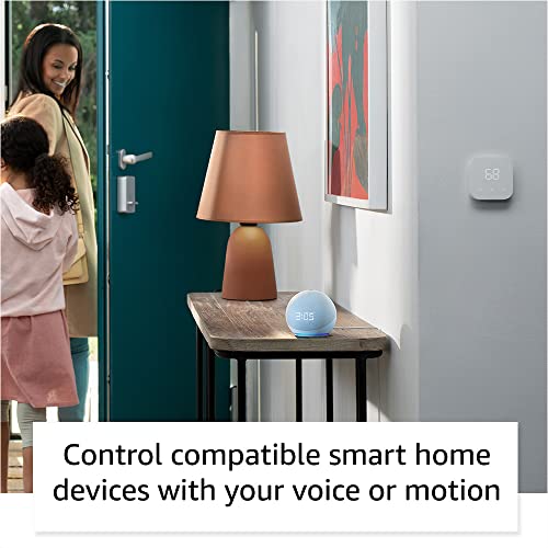 Compact Amazon Echo Dot (5th Gen) with LED clock