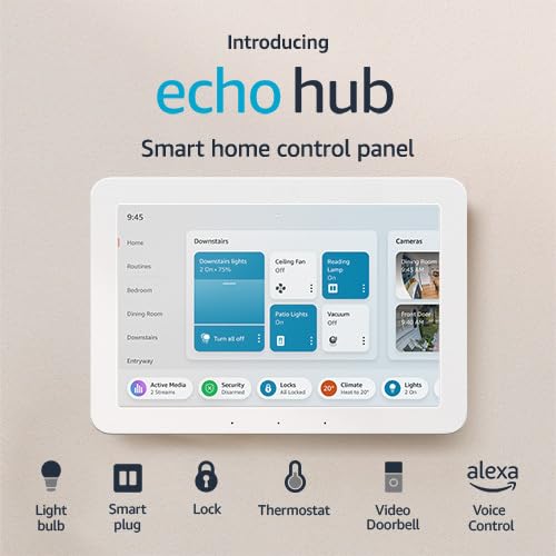 Echo Hub: 8” smart home control panel with Alexa