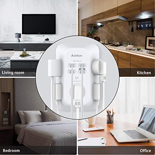 Addtam USB Wall Charger 5 Outlet Extender