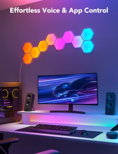 Govee Hexa RGBIC Hexagon Light Panels, Smart Music Sync