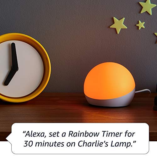 Echo Glow: Multicolor smart lamp compatible with Alexa device
