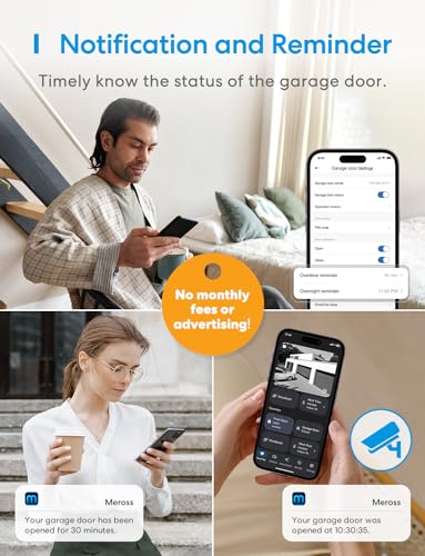 meross Smart Garage Door Opener Remote - Wide Compatibility