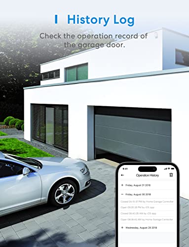 meross Smart Garage Door Opener Remote - Wide Compatibility