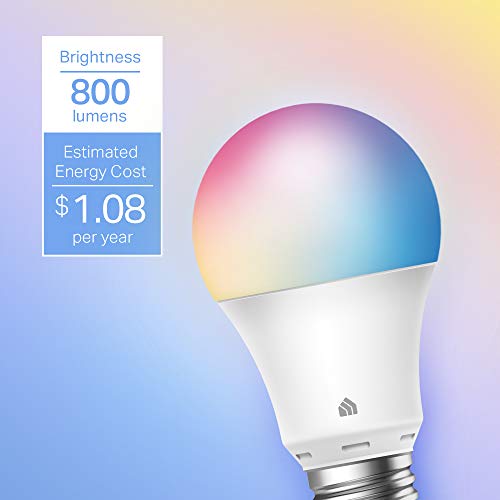 Kasa Smart Color Changing WiFi Light Bulbs (4 Pack)