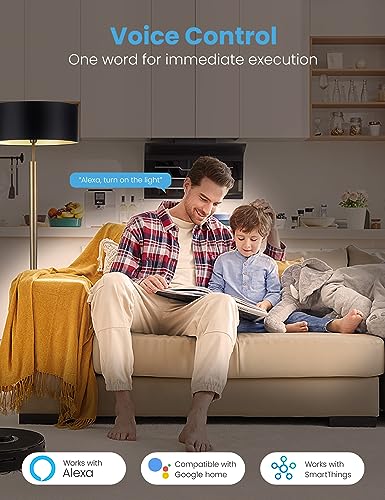Four Smart Plugs with Alexa Compatibility, Dual Band