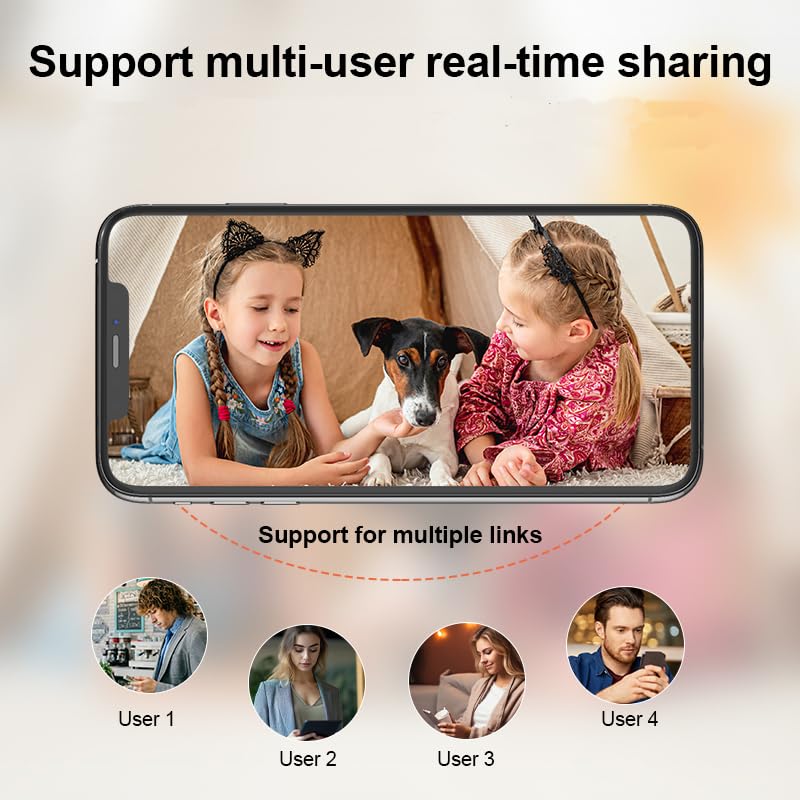Smart WiFi Security Camera for Home, Indoor & Outdoor