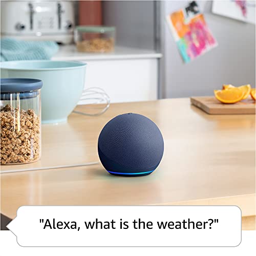 Echo Dot 2022 | Vibrant Sound, Alexa | Deep Blue