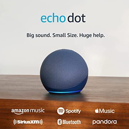 Echo Dot 2022 | Vibrant Sound, Alexa | Deep Blue