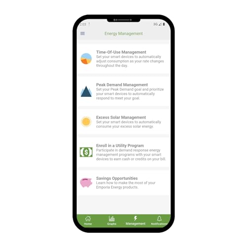 Emporia Gen 3 Smart Home Energy Monitor - Real-time control